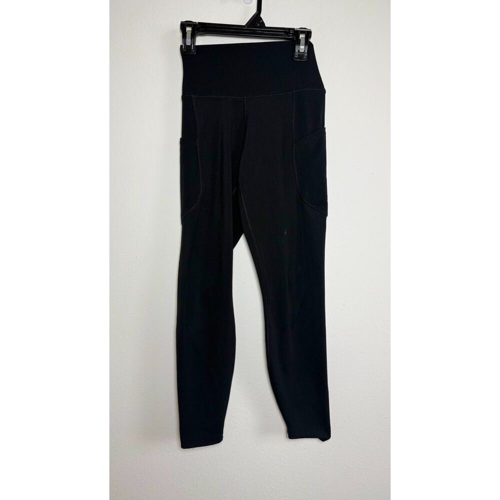 Nike One Dri-FIT Leggings Women’s XS Black High Rise Side Pocket Athletic
